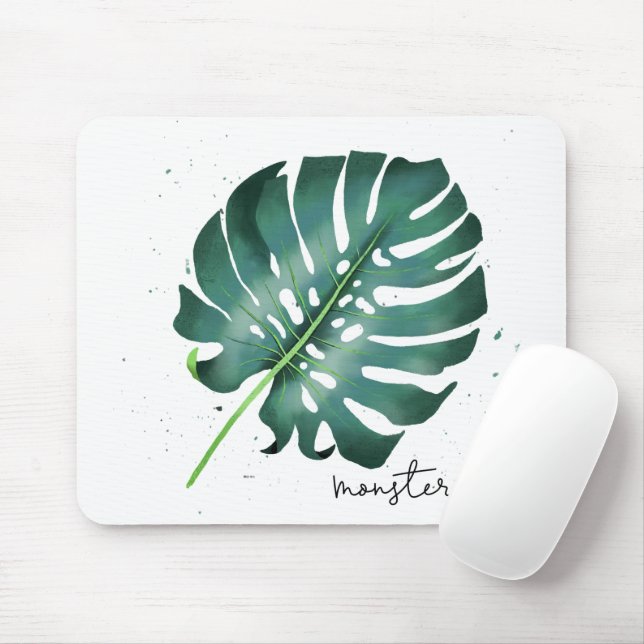 Tropical Monstera Houseplant Musmatta (Med mus)