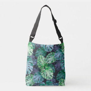 Tropical Monstera Löv Axelväska