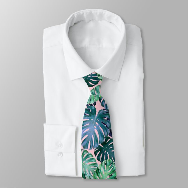Tropical Monstera Löv Slips (Bunden)