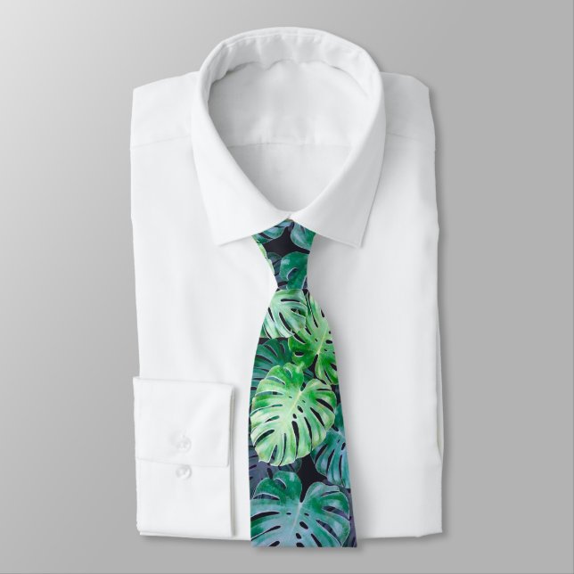 Tropical Monstera Löv Slips (Bunden)