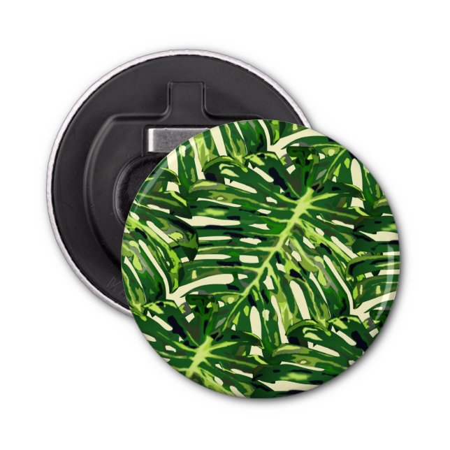 Tropical Monstera Lövs Flaska-öppnare Flasköppnare (Framsidan)