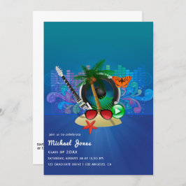 Tropical Music Fest Island Studentfest Inbjudningar