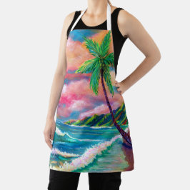 Tropical Na Pali Kusten av Kauai Kitchen Apron
