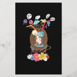 "Tropical Nature's Bounty" Coconut Lemonade Art Brevpapper