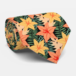 Tropical Neck Tie Slips