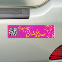 Tropical Neon Buy Bride Drink QR-kod