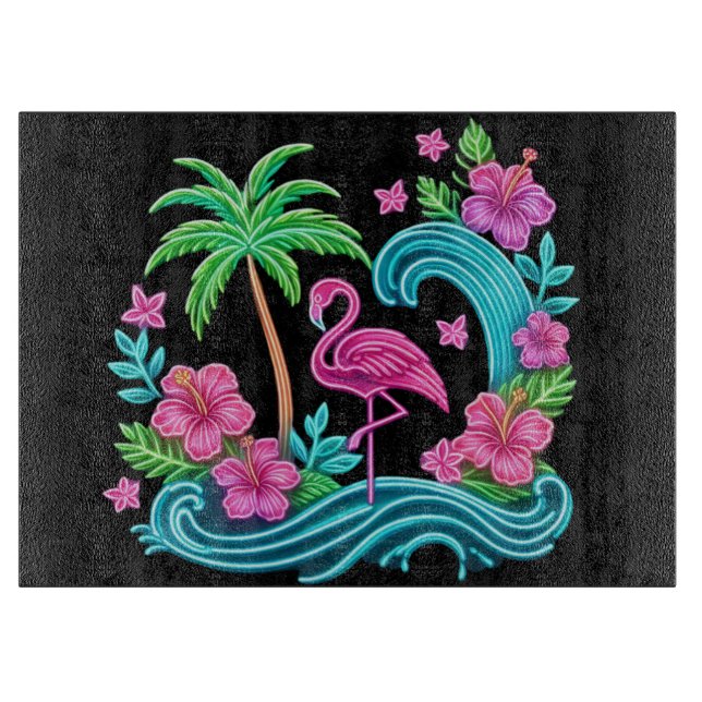 Tropical Neon Flamingo (Framsidan)