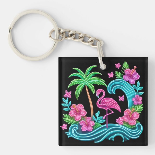 Tropical Neon Flamingo (Framsidan)