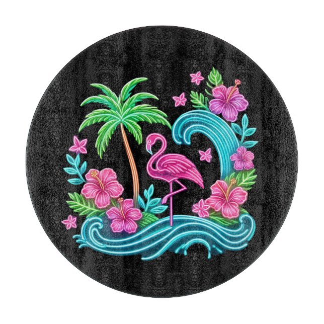 Tropical Neon Flamingo (Framsidan)