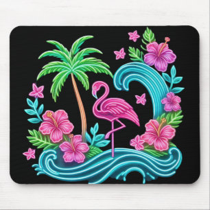 Tropical Neon Flamingo Musmatta