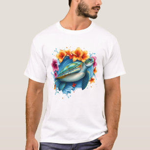 Tropical Ocean Desig T Shirt