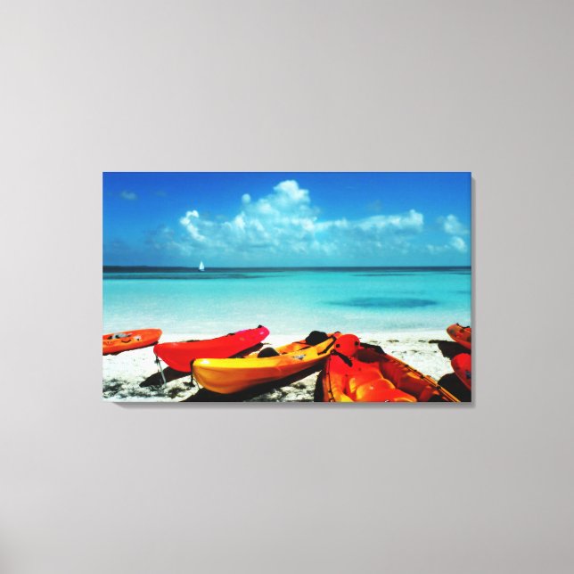 Tropical Ocean Kayak Canvas (Framsida)