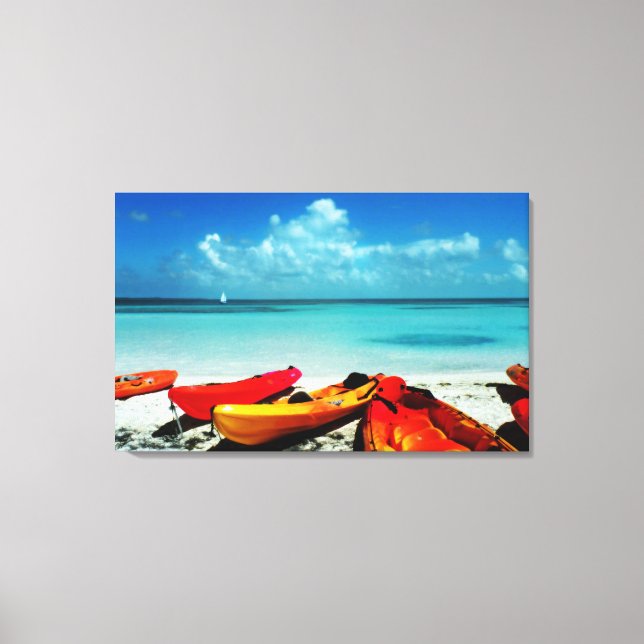 Tropical Ocean Kayak Canvas (Framsida)