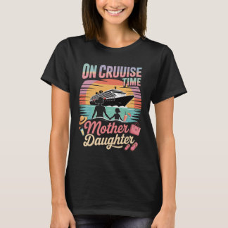 Tropical On Cruise Time Mother Daughter with Palm  T Shirt