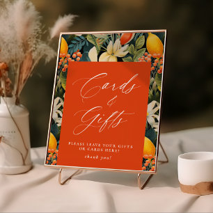 Tropical Orange Paradiset Kort & Gåvor Poster