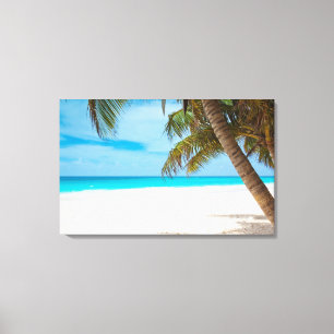 Tropical Paradise Beach Canvastryck