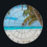Tropical Paradise Beach Darttavla<br><div class="desc">Behöver du en tropisk semester? Med det här fotot flyger du till din favoritstrand på några sekunder.</div>