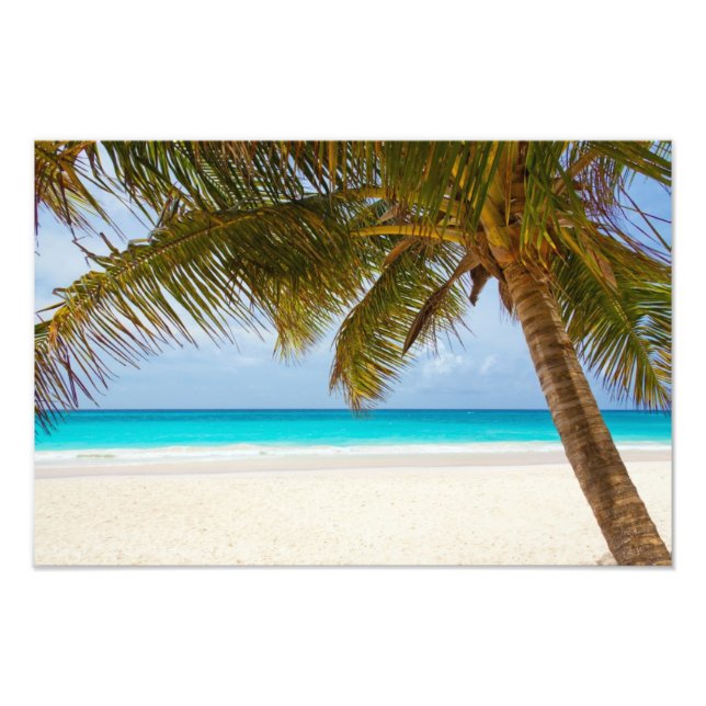 Tropical Paradise Beach Fototryck (Framsidan)