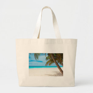 Tropical Paradise Beach Jumbo Tygkasse