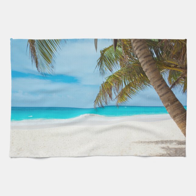 Tropical Paradise Beach Kökshandduk (Horisontell)