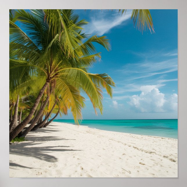 Tropical Paradise Beach Poster (Framsidan)