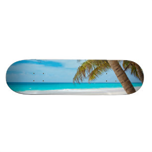 Tropical Paradise Beach Skateboard Bräda 19,5 Cm