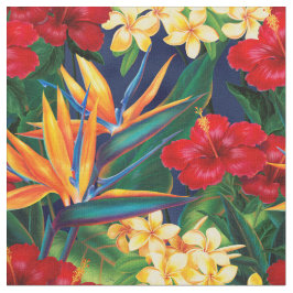 Tropical Paradise Hawaiian Blommigt (Small) Tyg