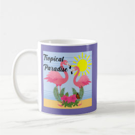 Tropical Paradise Rosa Flamingo - Classic Mugg