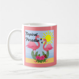 Tropical Paradise Rosa Flamingo - Classic Mugg