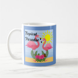 Tropical Paradise Rosa Flamingo - Classic Mugg