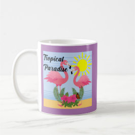 Tropical Paradise Rosa Flamingo - Classic Mugg