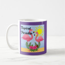Tropical Paradise Rosa Flamingo - Classic Mugg