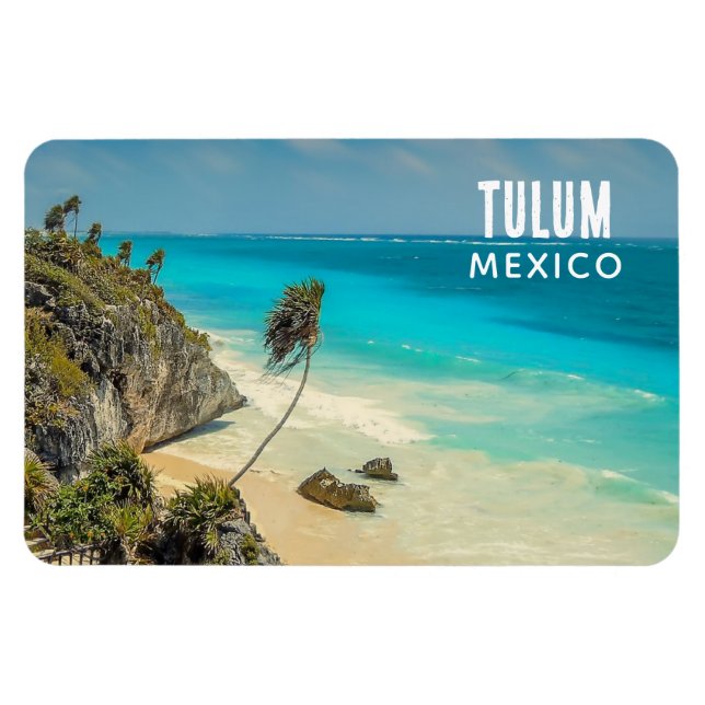 Tropical Paradise Tulum, Mexiko Magnet (Horisontell)