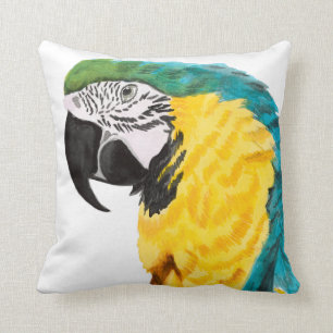 Tropical Parrot Bird Kudde