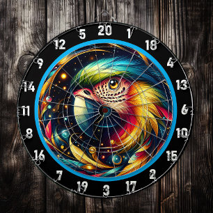 Tropical Parrot Dartboard för ändlös Roligt Darttavla