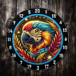 Tropical Parrot Dartboard för Roligt Nights Darttavla