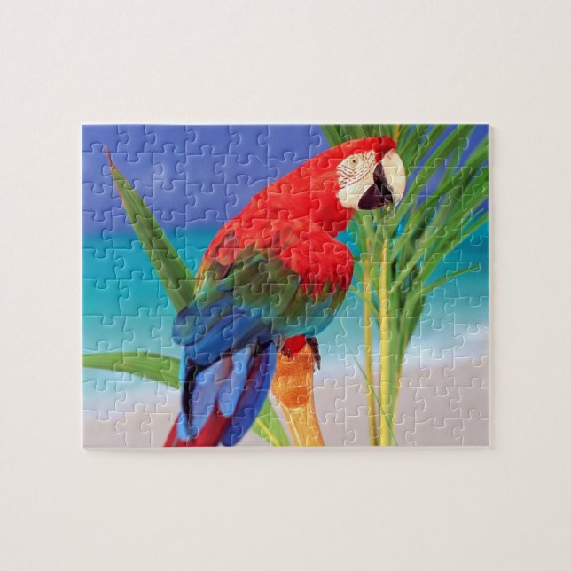 Tropical Parrot Game Puzzle Pussel (Horisontell)