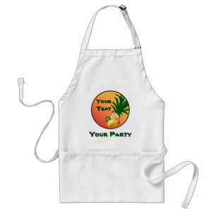 Tropical Party Food Apron Förkläde