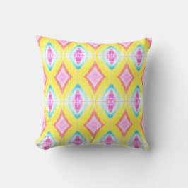 Tropical Pastel Diamond Mönster Kudde