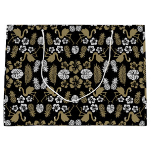 Tropical Patterned guld Blommigt