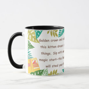 Tropical Paws & Crown Mugg