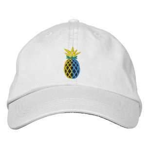Tropical Pineale Embroidery Graphic on Broderad Keps