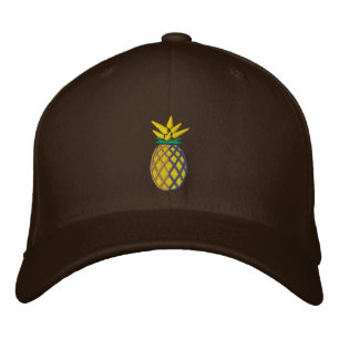 Tropical Pineale Embroidery Graphic on Broderad Keps