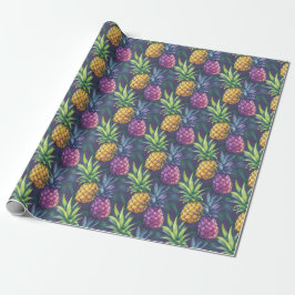 Tropical Pineapple Wrapping Paper Presentpapper