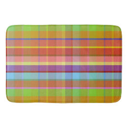 Tropical Plaid HITT Badrumsmatta