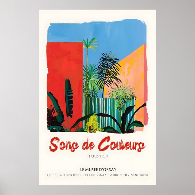 Tropical Plants Art Print 1965 Musée d'Orsay Poster (Framsidan)