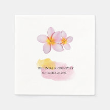 Tropical Plumeria Frangipani Bröllop