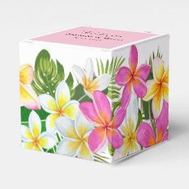 Tropical Plumeria Temple Träd-favoritruta Presentaskar
