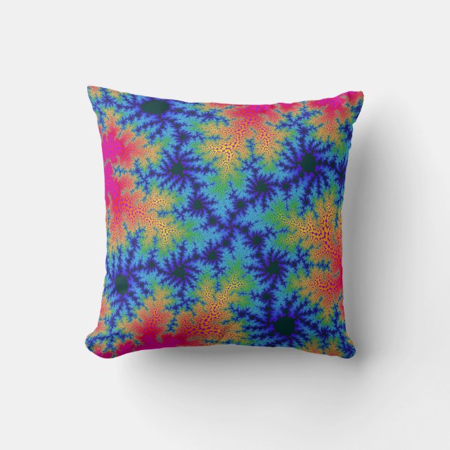 Tropical Rainbow Speckle Kudde (Framsida)