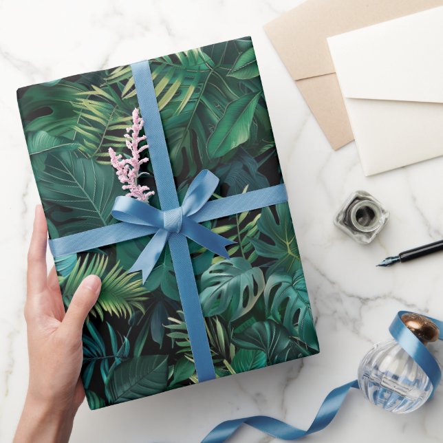 Tropical Rainforest Löv Presentpapper (Gifting)